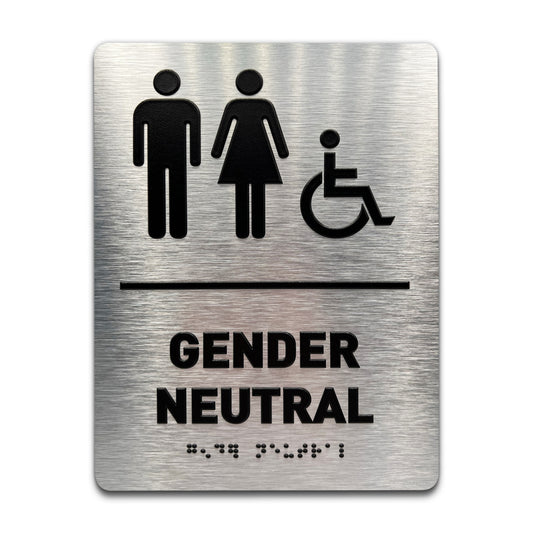 Gender Neutral/Wheelchair - Brushed Aluminum