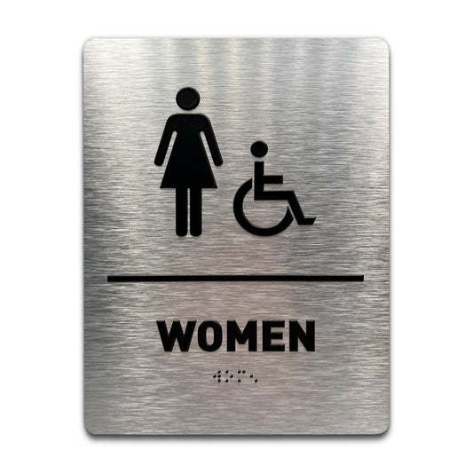 Women/Wheelchair - Brushed Aluminum