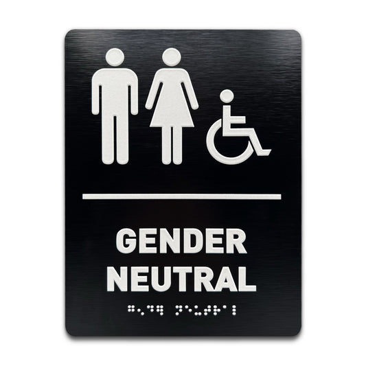 Gender Neutral/Wheelchair - Brushed Black