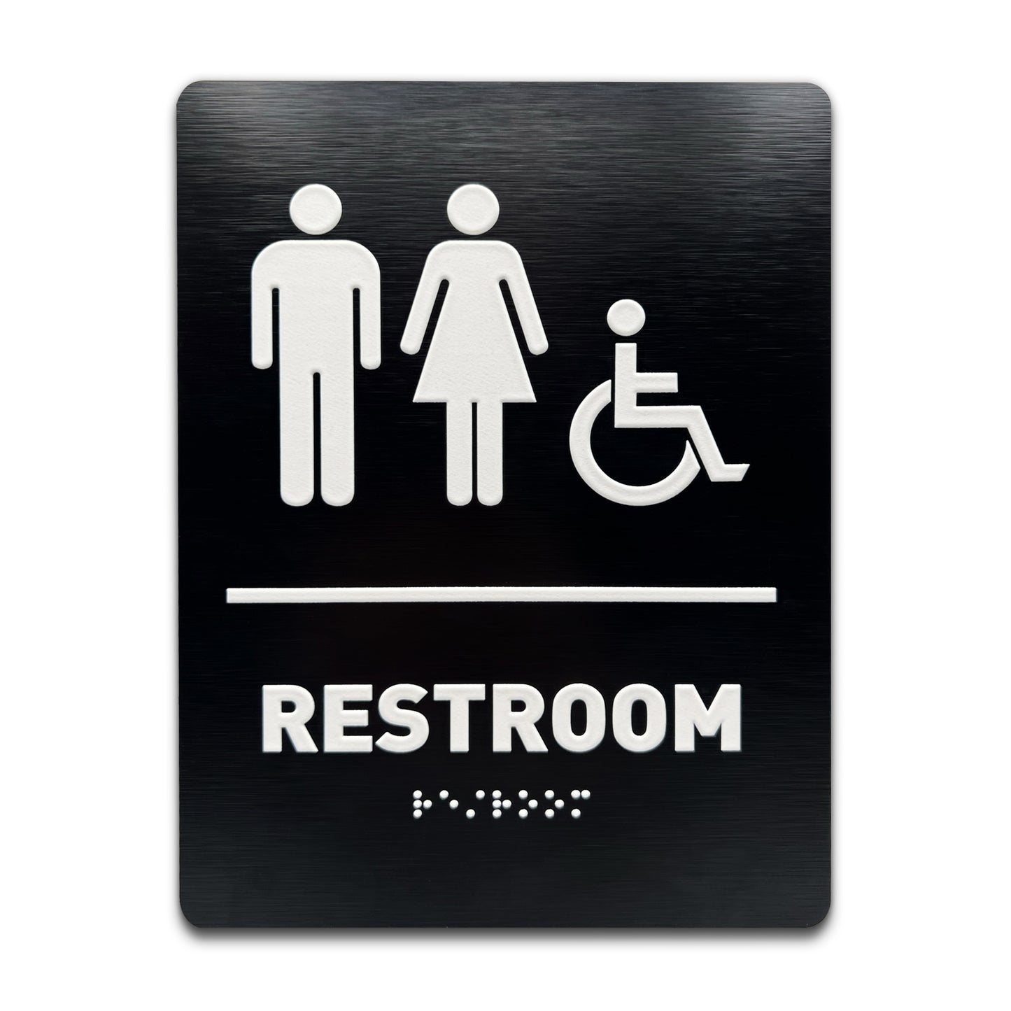 Unisex/Wheelchair - Brushed Black