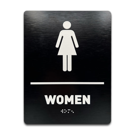 Women - Brushed Black