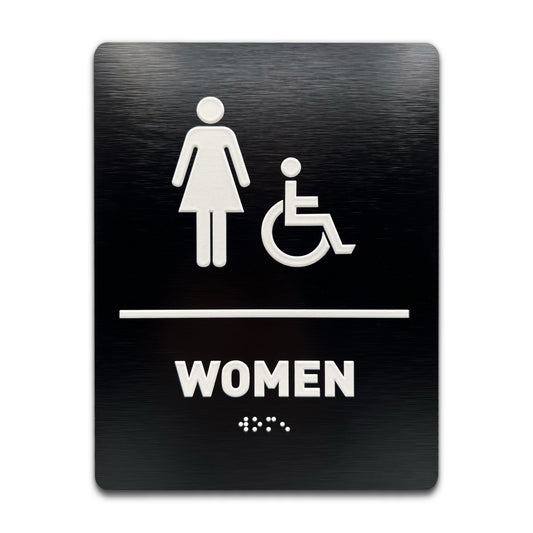 Women/Wheelchair - Brushed Black